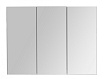 Зеркальный шкаф Dreja Premium 100 см белый глянец, двухстороннее зеркало