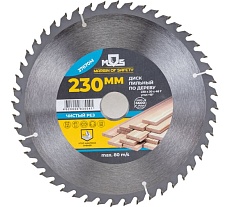Диск пильный для циркулярных пил по дереву (230x30 мм; 48 зубьев) MOS 37670М