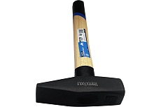 Слесарный молоток Vertextools 400 г, квадратный боек, деревянная рукоятка 10-15-400