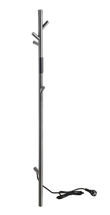 Полотенцесушитель электрический Bemeta 704155015 30W 103x1180 стойка, графит матовый