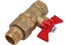 Шаровой для воды Valfex американка, 1/2&quot; ВР/НР ручка-бабочка VF.227.LB1.012.Bir