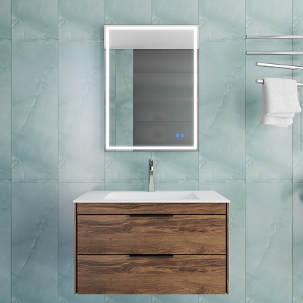 Мебель для ванной Vincea Chiara 2D 80 см C.Oak