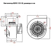 Радиальный вентилятор улитка BVN металлический корпус, BDRS 125-50