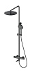 Душевая стойка Oliveeka Y-Line OL-739902-BGM с термостатом, оружейный металл