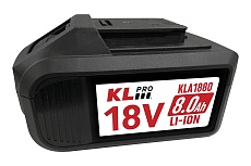 Профессиональная аккумуляторная батарея KLPRO KLA1880 18.0 v / 8.0 ah li-ion