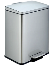 Ведро WeltWasser WW GOLF MT 17L матовая сталь 10000013413