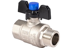 Шаровой кран PROFACTOR PF STRONG ручка бабочка в/н 3/4 дюйма PF FBV 286