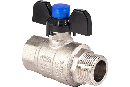 Шаровой кран PROFACTOR PF STRONG ручка бабочка в/н 3/4 дюйма PF FBV 286