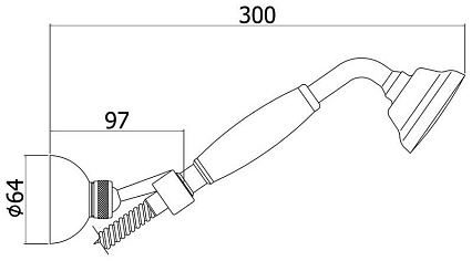 Душевой гарнитур Paffoni Belinda ZDUP035BR бронза