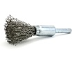 Щетка концевая EuroBrush 12 мм c хвостовиком 6 мм, ворс гофр нерж сталь 0.30 мм, до 18000 об/мин (код 13-083) EB-E12SS1