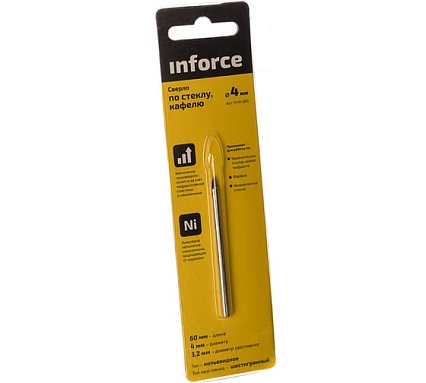 Сверло по стеклу/кафелю (4 мм) Inforce 11-01-080