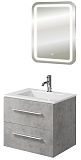 Мебель для ванной Creto Ares 60 см бетон
