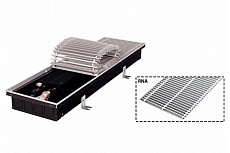 Внутрипольный конвектор Gekon Eco с решеткой RNA H08 L130 T18 без клапана GETL0.00813018/RNA/NV