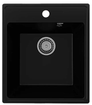 Кухонная мойка Ulgran Quartz Forte 425-07 42.5 см уголь