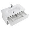 Тумба с раковиной BelBagno Kraft 80 см 1 ящик, полка Bianco Opaco