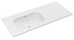 Раковина Vincea Elise 120 см Corian, белый матовый, левая VCB-4EL120MW-L