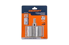 Коронка алмазная по керамограниту и керамике с центрирующим сверлом 65 мм OXCRAFT УТ-00014609