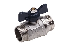 Шаровой кран Aqualink нар-нар 1/2 B бабочка 2336