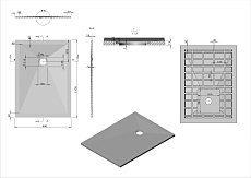 Поддон для душа Vincea VST-4SR8011W 110x80 белый матовый