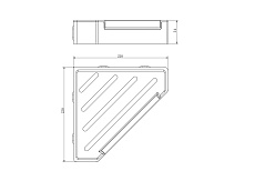 Полка Aquatek AQ4976CR хром
