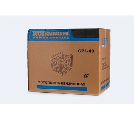 Бензиновая мотопомпа WorkMaster GPL-40