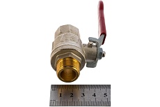 Шаровой кран RUB 1/2&quot; DN15 PN40, ВР-НР, серия MILANO (S.90), ручка S90D20