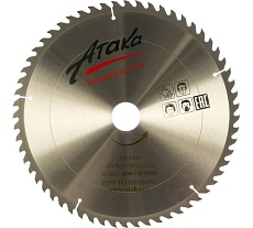 Диск пильный по дереву (400х50 мм; 60T; ч/рез) АТАКА 8079230
