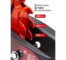 Домкрат подкатной гидравлический Forcekraft 2.5 т, с фиксацией, h min 140мм, h max 387мм FK-TH22501CB(65255)