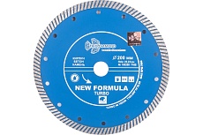 Диск алмазный отрезной Турбо New Formula (200х22.23 мм) TRIO-DIAMOND T105