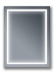 Зеркало Бриклаер Эстель-2 60 см с подсветкой, на взмах руки, 4627125414275