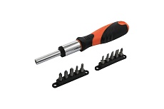 Отвертка с набором бит KENDO 11 шт 20203