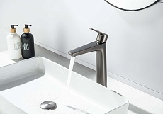 Смеситель для раковины Aquatek Бетта AQ1104BGM оружейная сталь