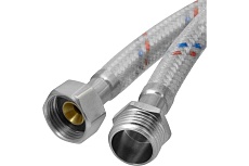 Гибкая подводка для воды ELKA оплетка нейлон, пвх покрытие, 1/2&quot; х 100 см в/н ИС.101133
