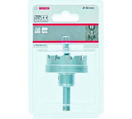 Коронка Precision for Sheet Metal с твердосплавными напайками 50 мм Bosch 2608594151
