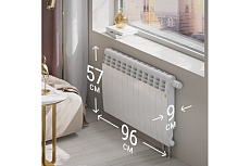 Радиатор Royal Thermo BiLiner 500 /Bianco Traffico VR - 12 секций НС-1196678