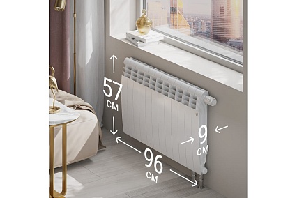 Радиатор Royal Thermo BiLiner 500 /Bianco Traffico VR - 12 секций НС-1196678