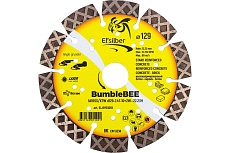 Диск алмазный BumbleBee 1A1RSS/XTW D129-2.4T-10+2W--22.23H Elsilber EL-RY0301B