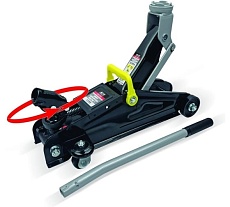 Домкрат подкатной AVS FJ-2000AL (поворотная ручка 360 градусов), 2т, 135-340мм. в кейсе A07814S