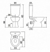 Бачок для унитаза Creavit Sedef SD420