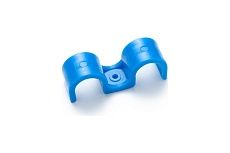 Крепеж-скоба для сантехнических труб Fedast для монтажных пистолетов, 16 мм, синий, двухсторонняя, 60 шт. SK16-2-B