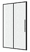 Душевая дверь Niagara Nova 100x195 шиншилла, черный матовый NG-84-L10CHB