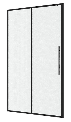 Душевая дверь Niagara Nova 100x195 шиншилла, черный матовый NG-84-L10CHB