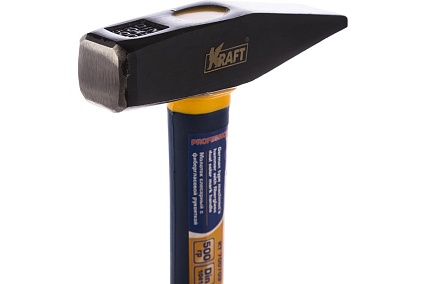 Слесарный молоток с фибергласовой рукояткой 500 г Kraft KT 700703