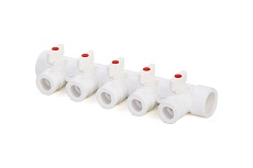 Коллектор с шаровыми кранами Lammin ppr 40x5 Lm31081005040