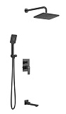 Душевой набор Grossman Classic 501.K35.04.210 черный матовый