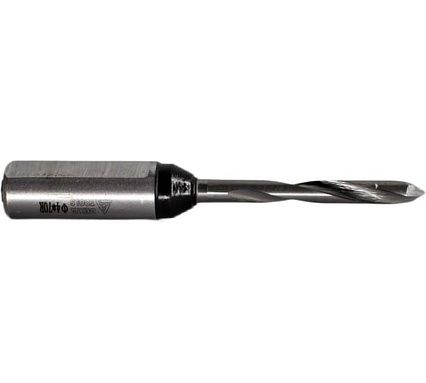 Сверло сквозное 4х70 мм, хв-к 10 мм, R Deltatools 06-0073