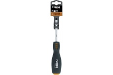 Шлицевая ударная отвертка Neo Tools 8.0x150 мм CrMo 04-020