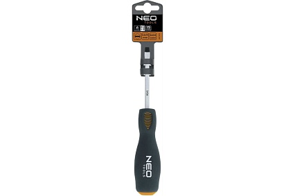 Шлицевая ударная отвертка Neo Tools 8.0x150 мм CrMo 04-020