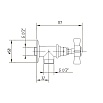 Запорный вентиль Migliore Princeton ML.PRN-858.CR хром