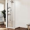 Душевая перегородка Vincea Walk-In VSW-1HWS800CLGM 80x200 вороненая сталь, прозрачное